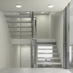 LED plafondlamp Azra, wit, rond, IP54, Ø 25 cm