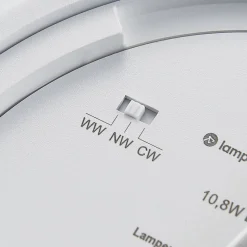 LED plafondlamp Azra, wit, rond, IP54, Ø 25 cm