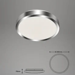 LED plafondlamp Bano Splash IP44 chroom 4.000K