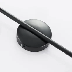 LED plafondlamp Camille, zwart, twee lampjes