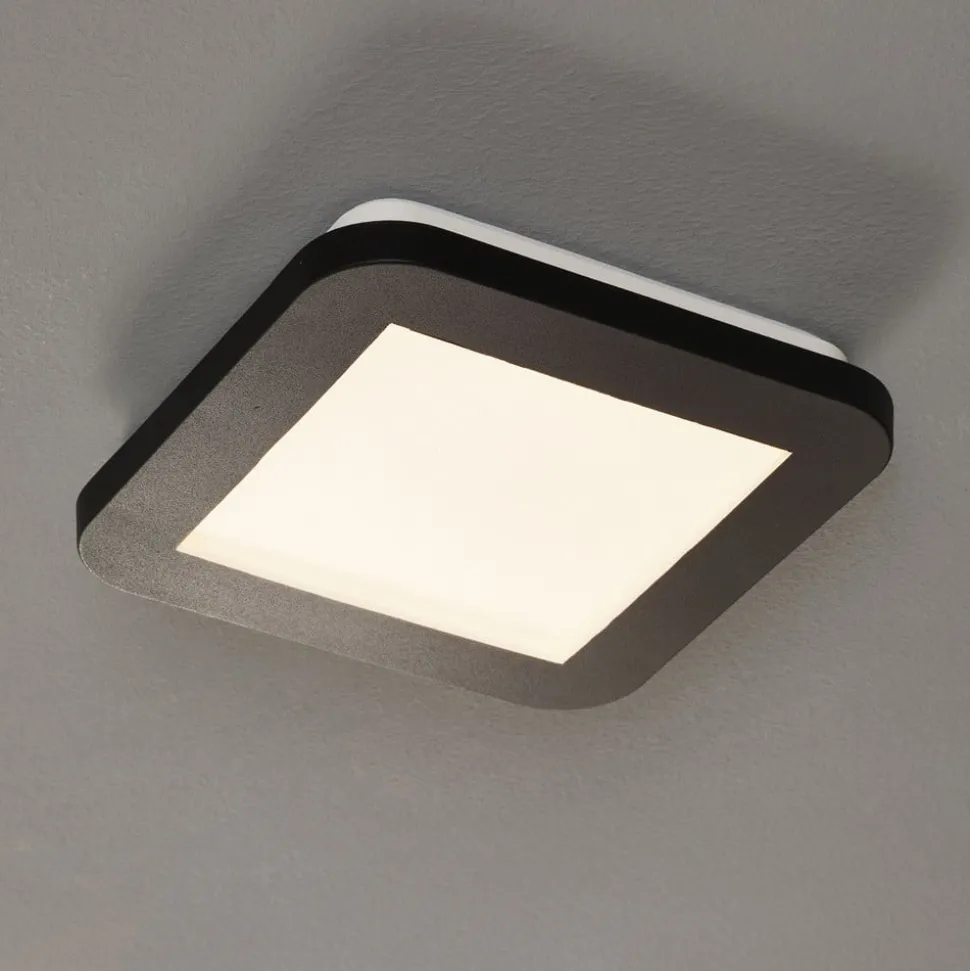 LED plafondlamp Camillus, quadratisch, 17 cm