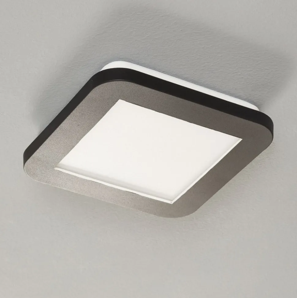 LED plafondlamp Camillus, quadratisch, 17 cm