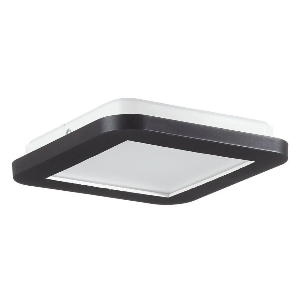 LED plafondlamp Camillus, quadratisch, 17 cm