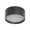 LED plafondlamp CMD 9092, Ø 12 cm, antraciet, IP44, metaal