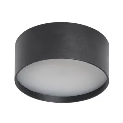 LED plafondlamp CMD 9094, Ø 15 cm, antraciet, IP44, metaal