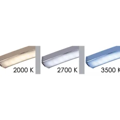 LED plafondlamp Cross tunable white, 5 lamp, chr