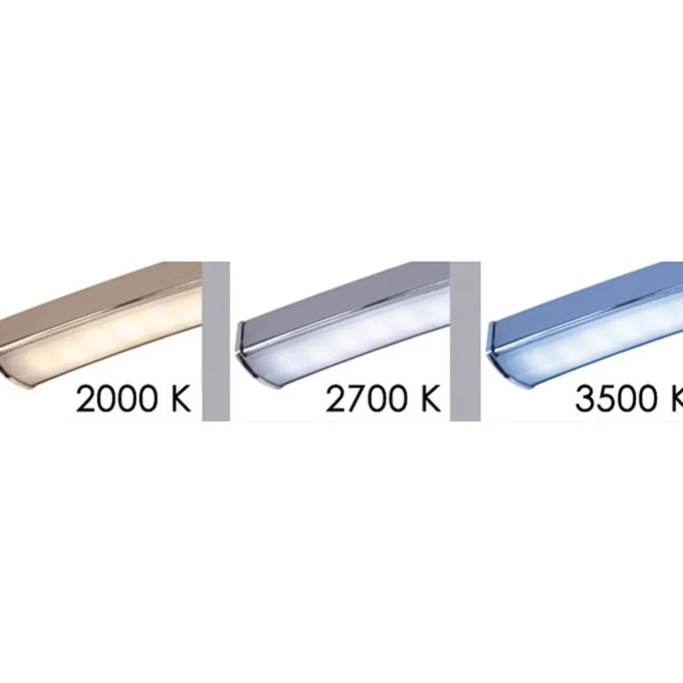 LED plafondlamp Cross tunable white, 5 lamp, chr