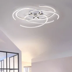 LED plafondlamp Danilo, dimbaar per Wandschakelaar