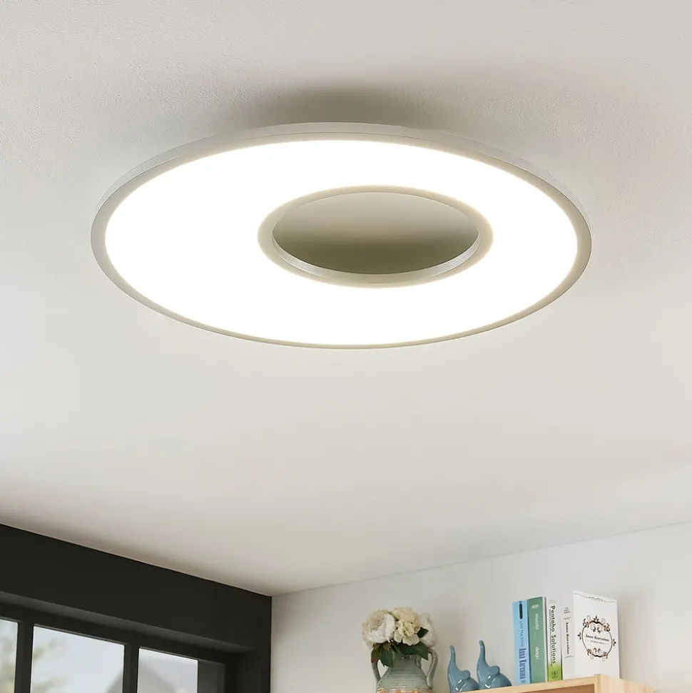 LED plafondlamp Durun, dimbaar, CCT, rond, 60 cm