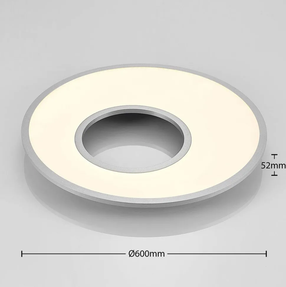 LED plafondlamp Durun, dimbaar, CCT, rond, 60 cm