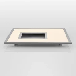 LED plafondlamp Durun, dimbaar, CCT, hoekig, 60 cm