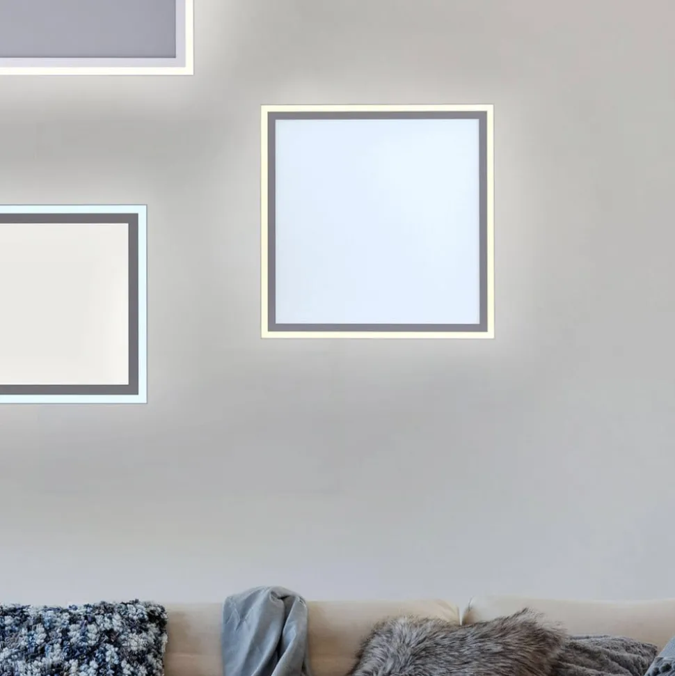 LED plafondlamp Edging, tunable white, 46x46 cm