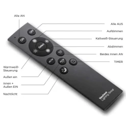 LED plafondlamp Edging, tunable white, 31x31 cm