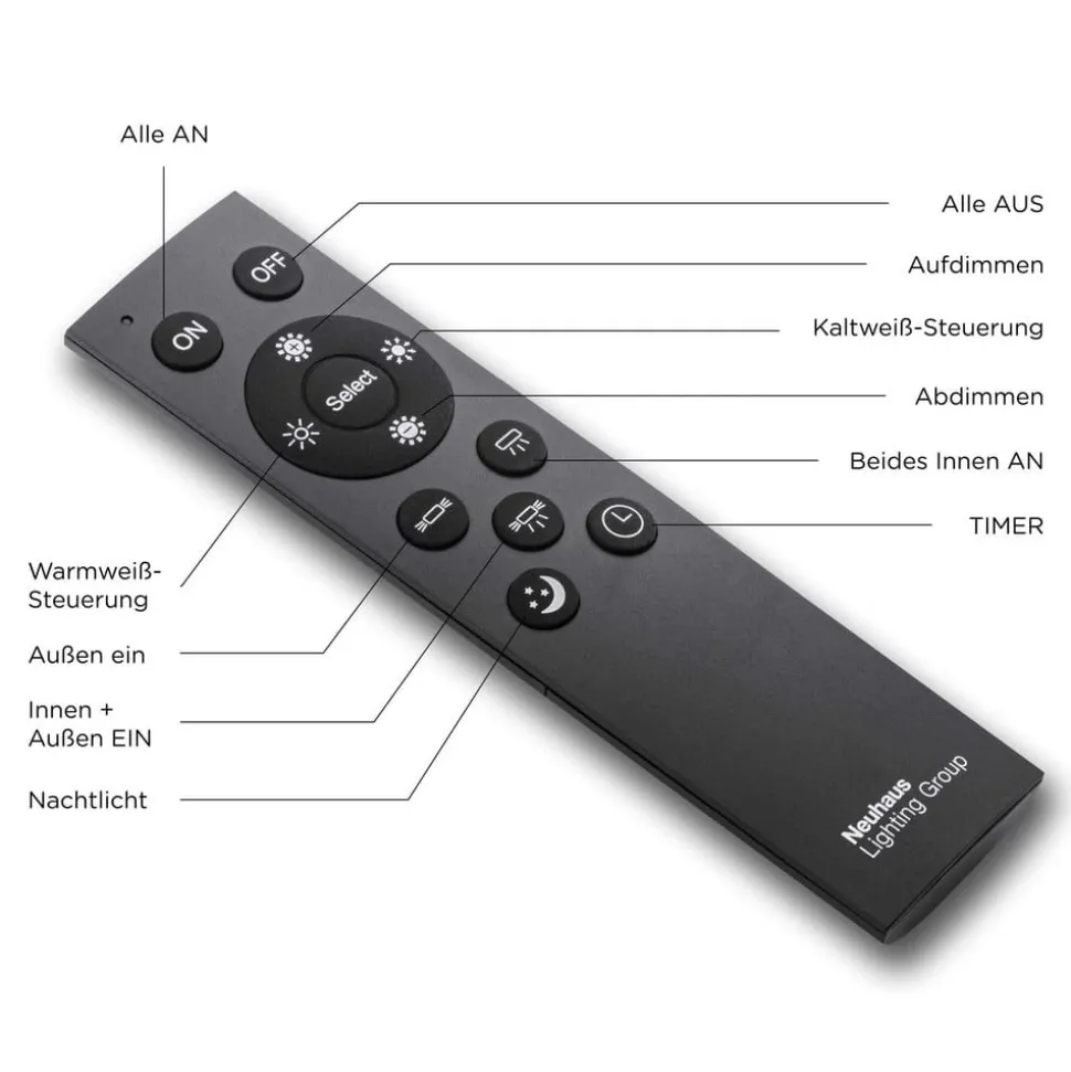 LED plafondlamp Edging, tunable white, 31x31 cm