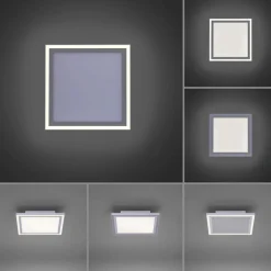LED plafondlamp Edging, tunable white, 31x31 cm