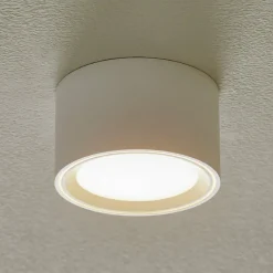 LED plafondlamp Fallon, hoogte 6 cm