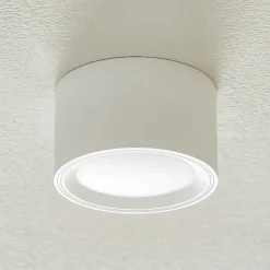 LED plafondlamp Fallon, hoogte 6 cm