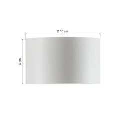 LED plafondlamp Fallon, hoogte 6 cm