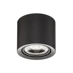 LED plafondlamp Fedler van Dime naar Warm, zwart