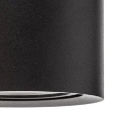 LED plafondlamp Fedler van Dime naar Warm, zwart