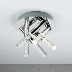 LED plafondlamp Flush Bubbles IP44, 5-lamps