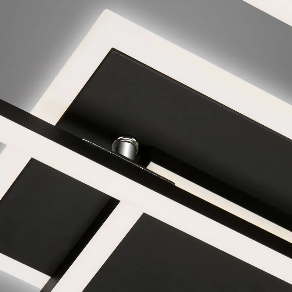 LED plafondlamp Frame CCT 2 rechthoek zwart