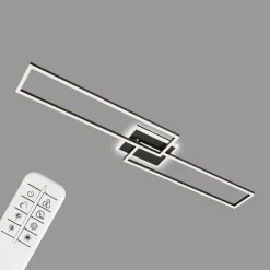 LED plafondlamp Frame CCT 2 rechthoek zwart