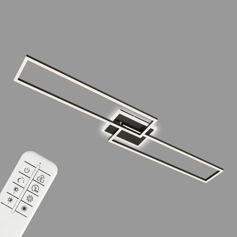 LED plafondlamp Frame CCT 2 rechthoek zwart