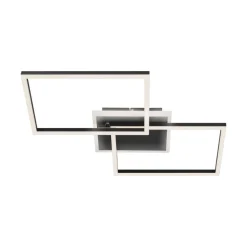 LED plafondlamp Frame 2-lamps, CCT, zwart