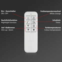 LED plafondlamp Frame 2-lamps, CCT, zwart