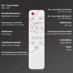 LED plafondlamp Frame S CCT 110x24,8cm zwart