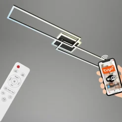 LED plafondlamp Frame S CCT 110x24,8cm zwart