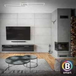 LED plafondlamp Frame S CCT 110x24,8cm aluminium