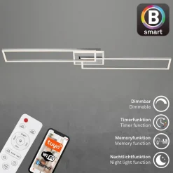LED plafondlamp Frame S CCT 110x24,8cm aluminium