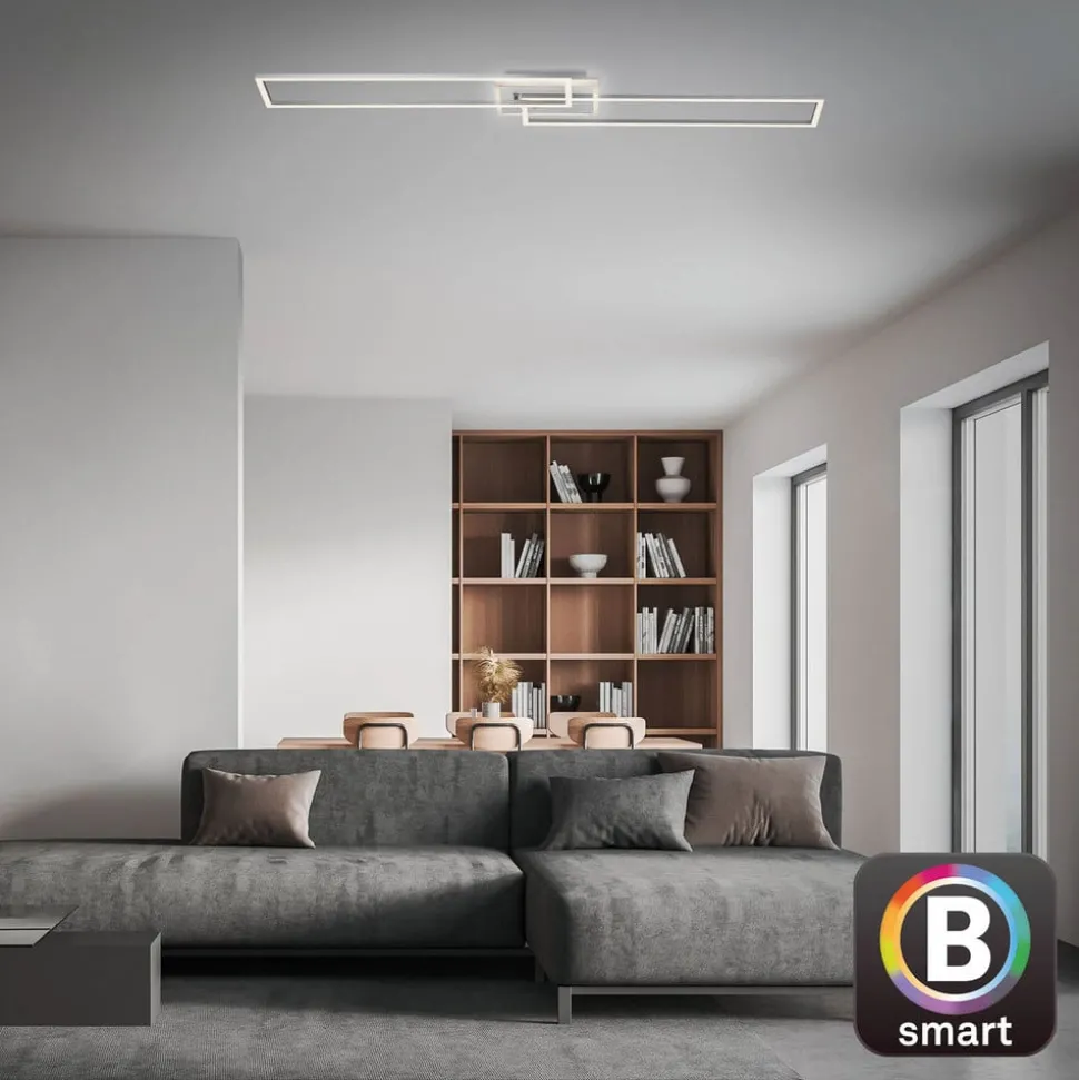 LED plafondlamp Frame S CCT 110x24,8cm aluminium