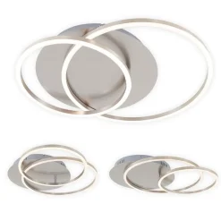 LED plafondlamp Frames twee ringen, draaibaar