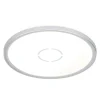 LED plafondlamp Free, Ø 29 cm, zilver