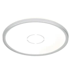 LED plafondlamp Free, Ø 29 cm, zilver
