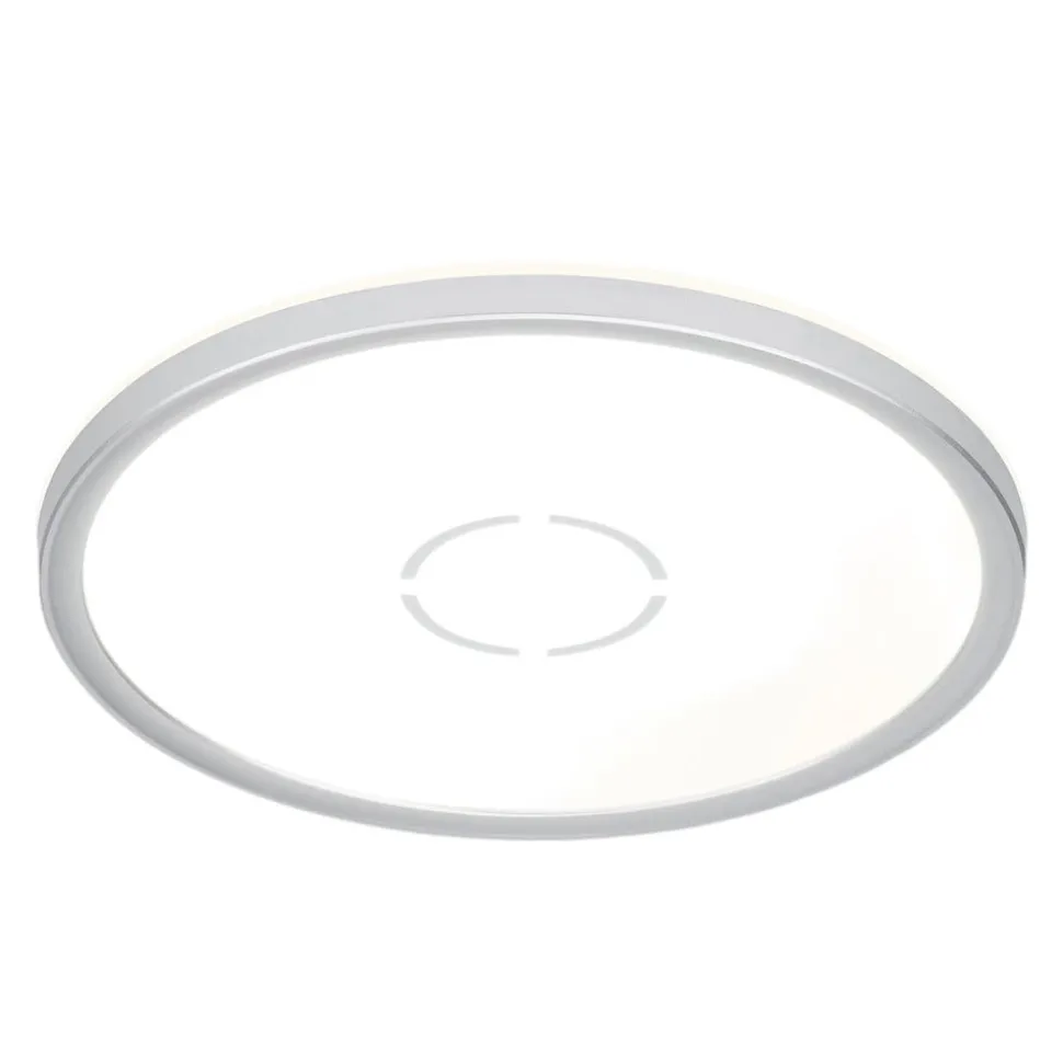 LED plafondlamp Free, Ø 29 cm, zilver