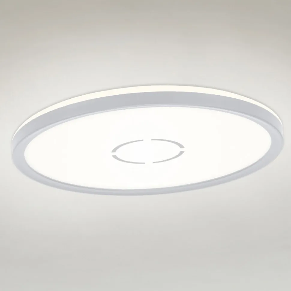 LED plafondlamp Free, Ø 29 cm, zilver