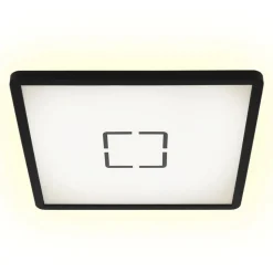 LED plafondlamp Free, 29 x 29 cm, zwart