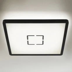 LED plafondlamp Free, 29 x 29 cm, zwart