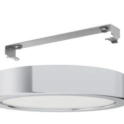 LED plafondlamp Fueva 5 IP44 3000K chroom Ø16cm