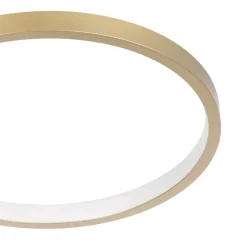 LED plafondlamp Gafares, goud, aluminium, 41 cm afstandsbediening CCT