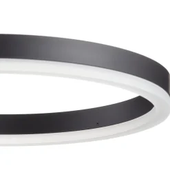 LED plafondlamp Giotto, 2-lamps, zwart