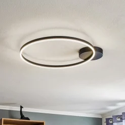 LED plafondlamp Giotto 1-lamp, zwart