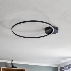 LED plafondlamp Giotto 1-lamp, zwart