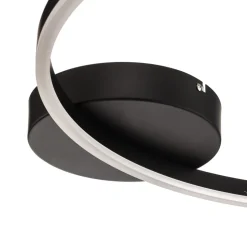 LED plafondlamp Giotto 1-lamp, zwart