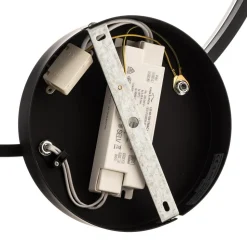 LED plafondlamp Giotto 1-lamp, zwart