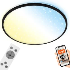 LED plafondlamp Ivy Sky S, ster decor, Ø 33 cm